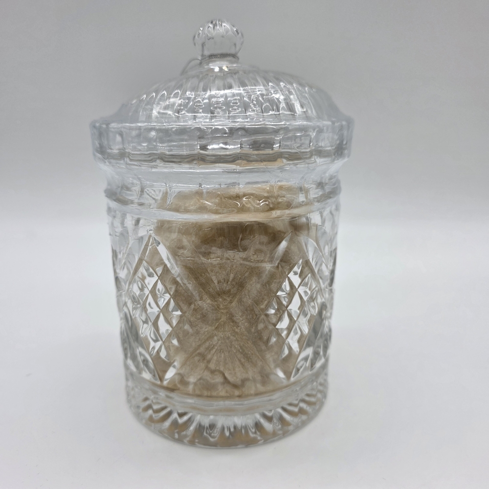 Lady Primrose Royal Extract Bath Salts – Crystal Jar w/ Silver Scoop – Unused